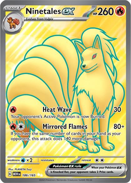 Ninetales ex - 186/165 - Pokémon