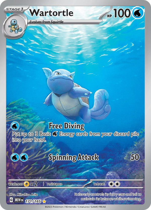 Wartortle - 171/165 - Pokémon