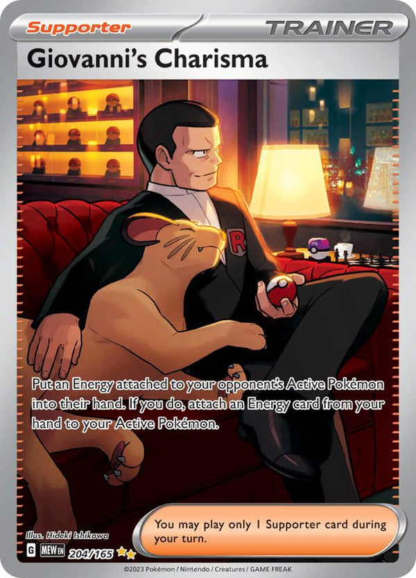 Giovanni's Charisma - 204/165 - Pokémon