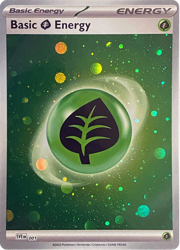 Basic Grass Energy (Cosmos Holo) - Pokémon