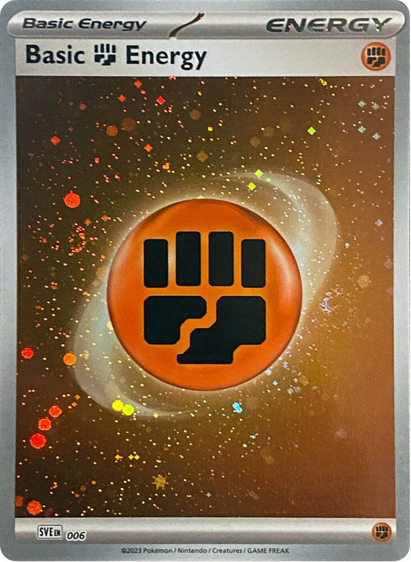 Basic Fighting Energy (Cosmos Holo) - Pokémon