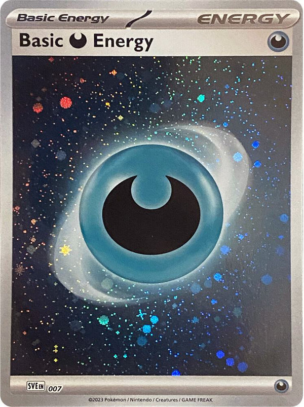 Basic Darkness Energy (Cosmos Holo) - Pokémon