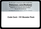 Code Card - 151 Booster Pack - Pokémon