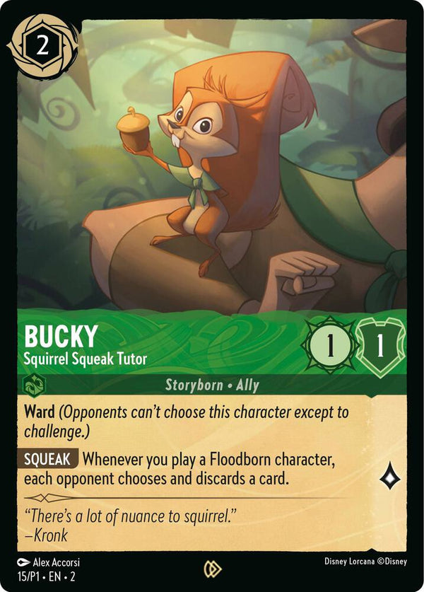 Bucky - Squirrel Squeak Tutor - Disney Lorcana