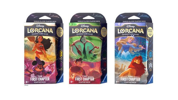 Disney Lorcana: The First Chapter Starter Deck [Set of 3] - Disney Lorcana