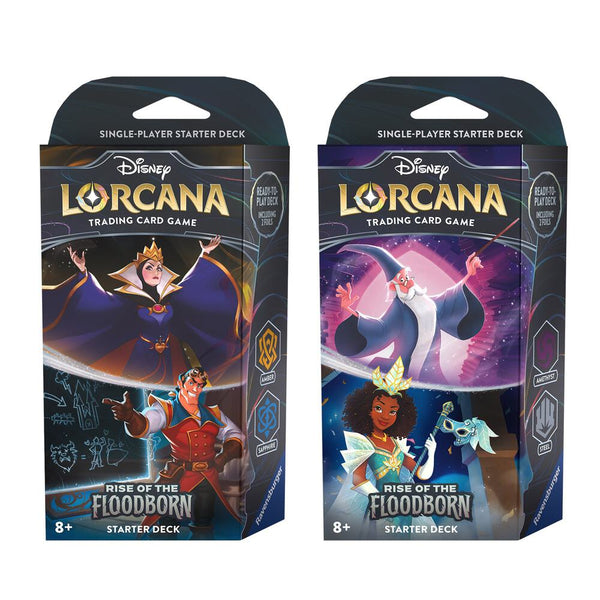 Disney Lorcana: Rise of the Floodborn Starter Deck [Set of 2] - Disney Lorcana