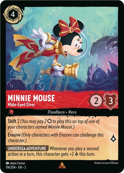 Minnie Mouse - Wide-Eyed Diver - Disney Lorcana