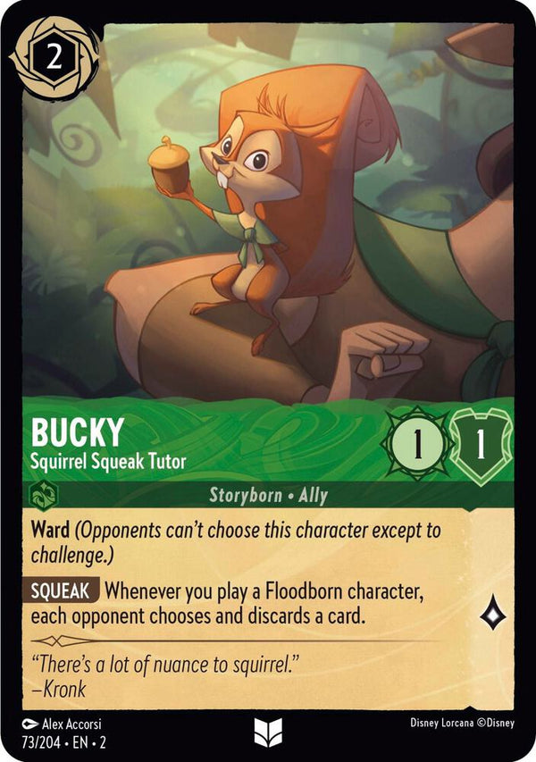 Bucky - Squirrel Squeak Tutor - Disney Lorcana