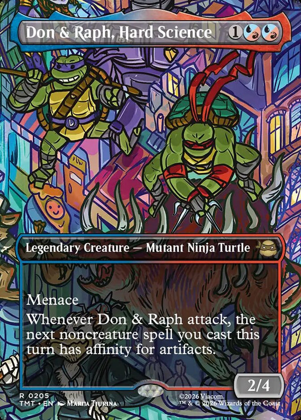 Don & Raph, Hard Science (Borderless) - Magic: The Gathering