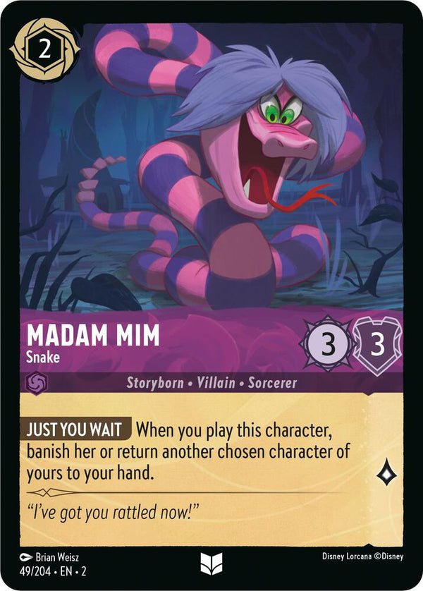 Madam Mim - Snake - Disney Lorcana