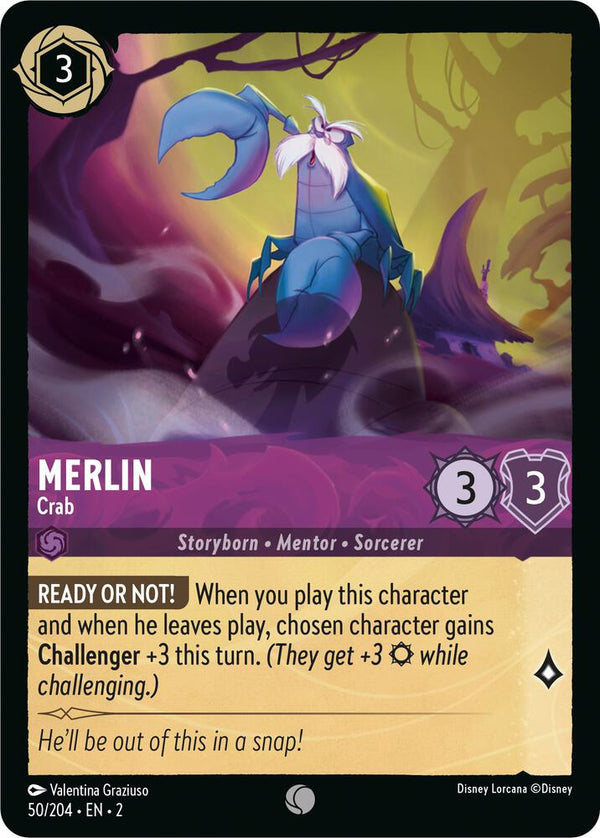 Merlin - Crab - Disney Lorcana