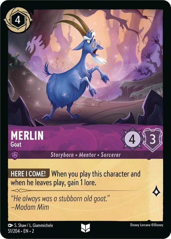Merlin - Goat - Disney Lorcana