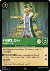 Prince John - Greediest of All - Disney Lorcana