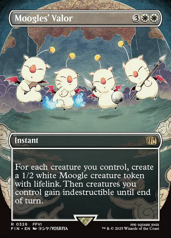 Moogles' Valor (Borderless) - Magic: The Gathering