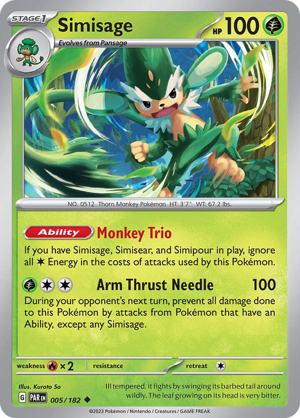 Simisage - Pokémon