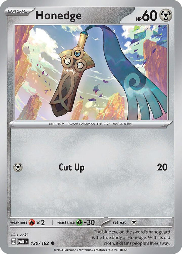 Honedge - 130/182 - Pokémon