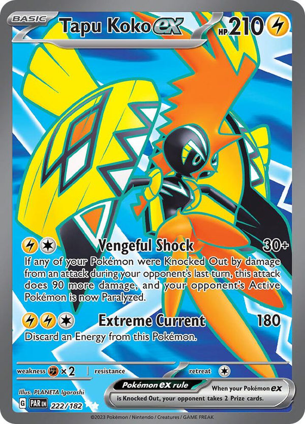 Tapu Koko ex - 222/182 - Pokémon