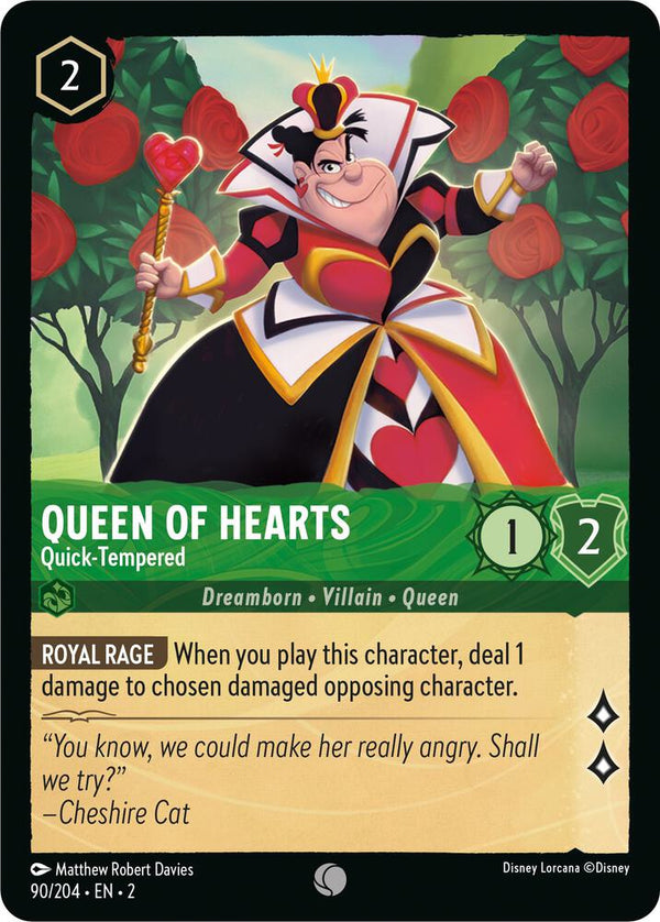 Queen of Hearts - Quick-Tempered - Disney Lorcana