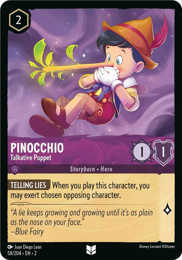 Pinocchio - Talkative Puppet - Disney Lorcana