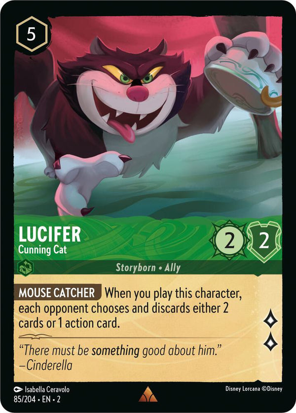 Lucifer - Cunning Cat - Disney Lorcana