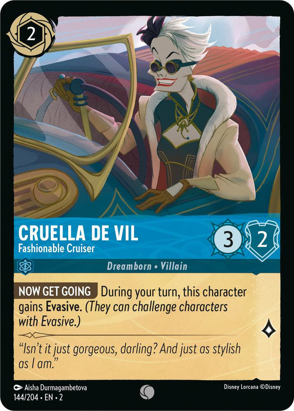 Cruella De Vil - Fashionable Cruiser - Disney Lorcana
