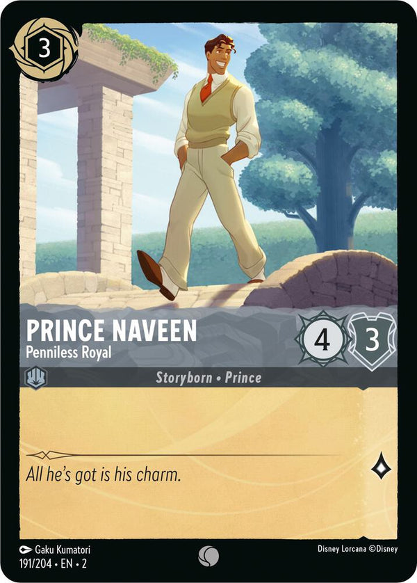 Prince Naveen - Penniless Royal - Disney Lorcana