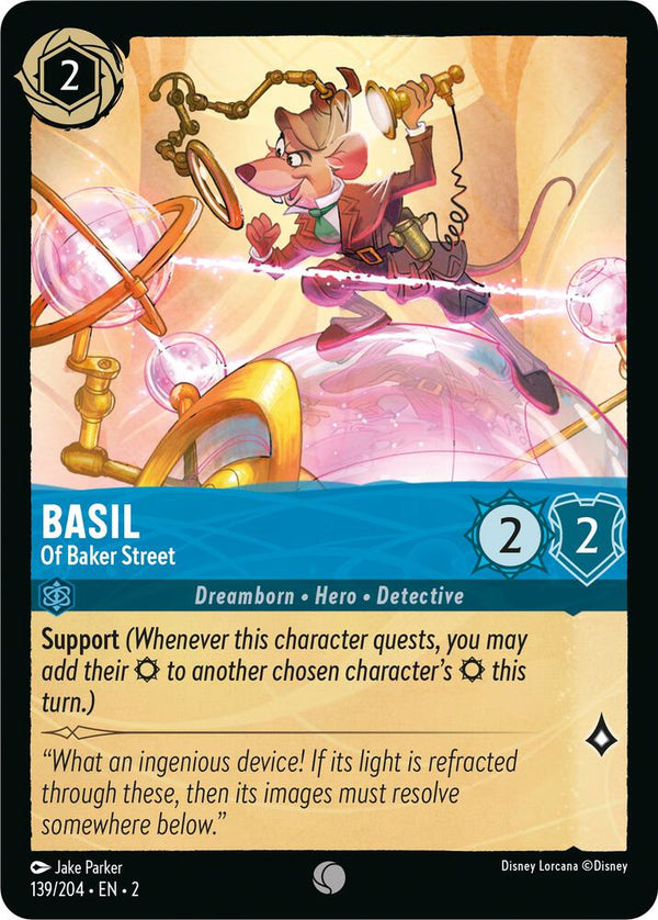 Basil - Of Baker Street - Disney Lorcana