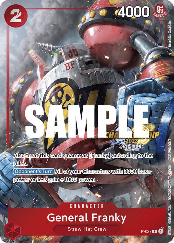 General Franky (CS 2023 Event Pack) - One Piece Card Game