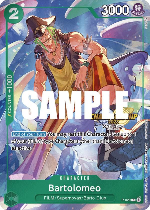 Bartolomeo (CS 2023 Event Pack) - One Piece Card Game