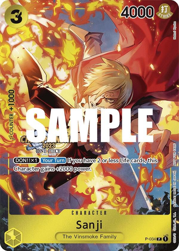 Sanji (CS 2023 Event Pack) - One Piece Card Game