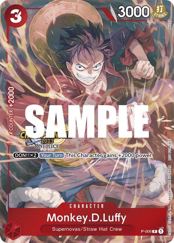 Monkey.D.Luffy (006) (CS 2023 Celebration Pack) - One Piece Card Game