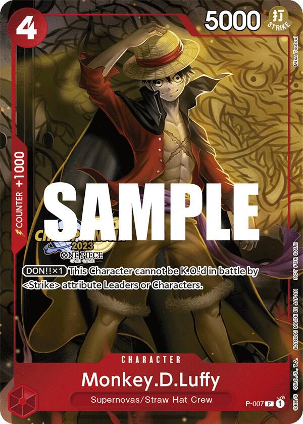Monkey.D.Luffy (007) (CS 2023 Celebration Pack) - One Piece Card Game
