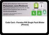 Code Card - Paradox Rift Single Pack Blister [Pineco] - Pokémon