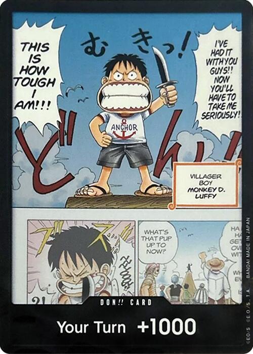 DON!! Card (Young Luffy) (Devil Fruits Collection Vol. 1) - One Piece Card Game