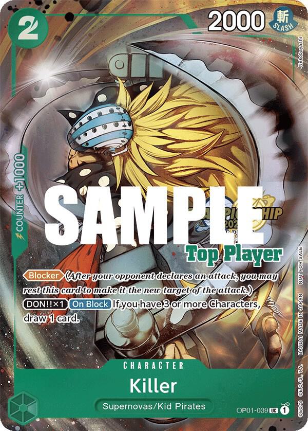 Killer (CS 2023 Top Players Pack) - One Piece Card Game