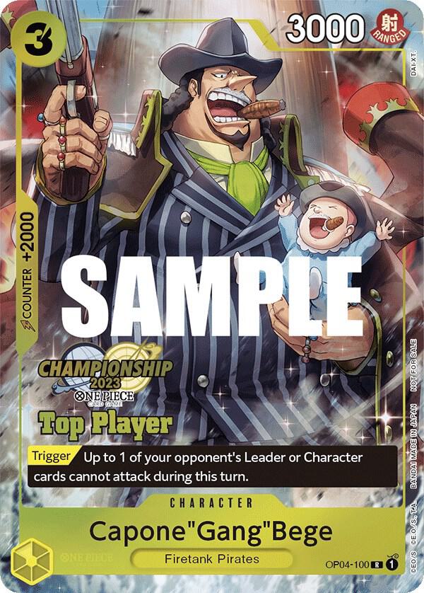 Capone"Gang"Bege (CS 2023 Top Players Pack) - One Piece Card Game