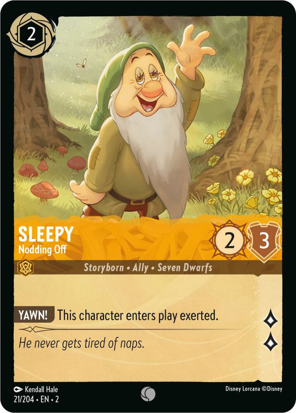 Sleepy - Nodding Off - Disney Lorcana