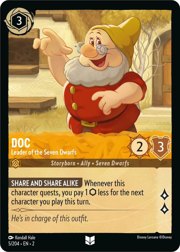 Doc - Leader of the Seven Dwarfs - Disney Lorcana