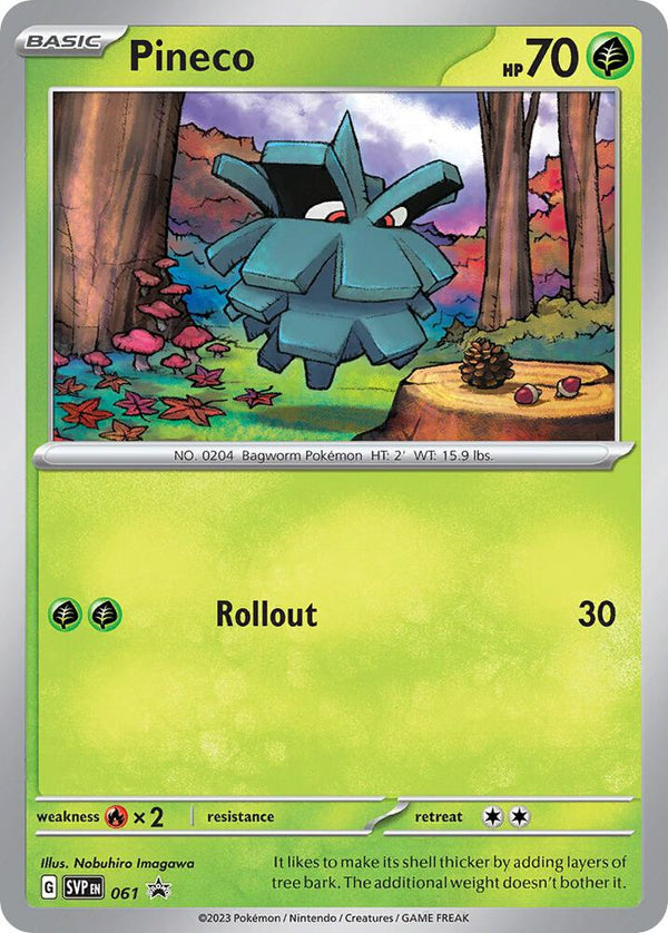 Pineco - 061 - Pokémon