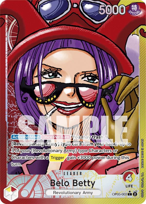 Belo Betty (002) (Alternate Art) - One Piece Card Game