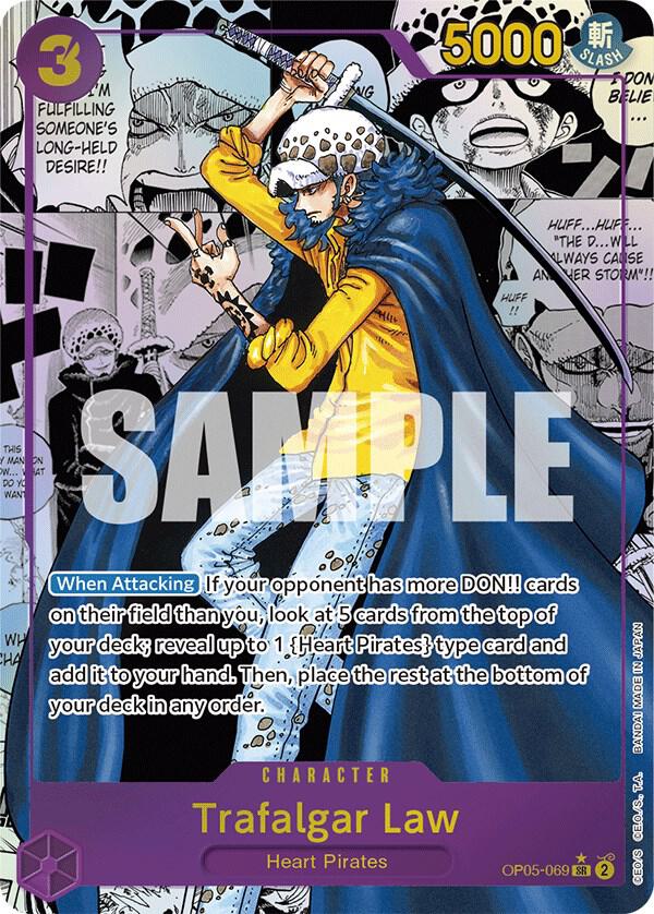 Trafalgar Law (069) (Alternate Art) (Manga) - One Piece Card Game