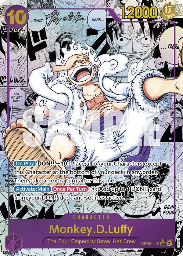 Monkey.D.Luffy (119) (Alternate Art) (Manga) - One Piece Card Game