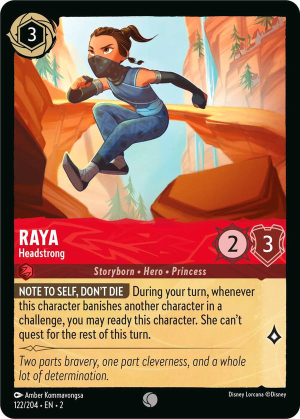 Raya - Headstrong - Disney Lorcana