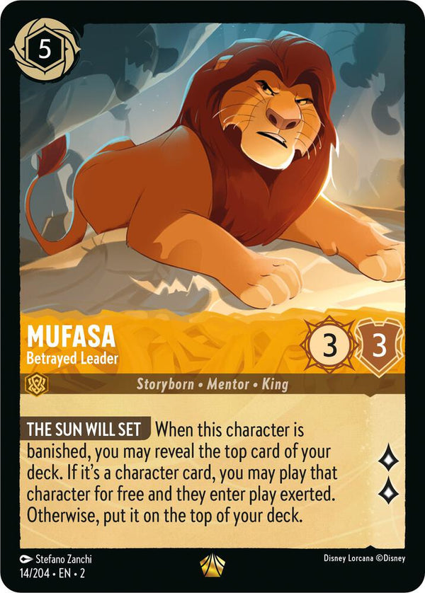 Mufasa - Betrayed Leader - Disney Lorcana