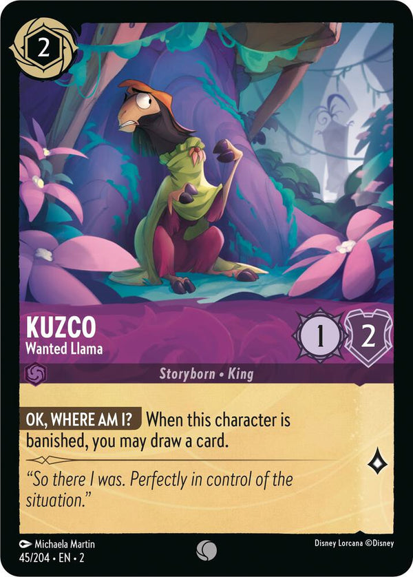 Kuzco - Wanted Llama - Disney Lorcana