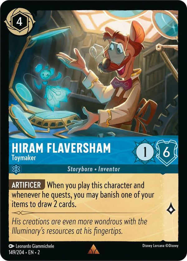 Hiram Flaversham - Toymaker - Disney Lorcana