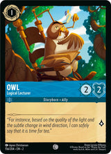 Owl - Logical Lecturer - Disney Lorcana