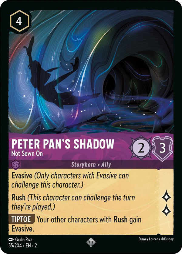 Peter Pan's Shadow - Not Sewn On - Disney Lorcana