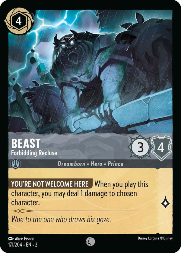 Beast - Forbidding Recluse - Disney Lorcana