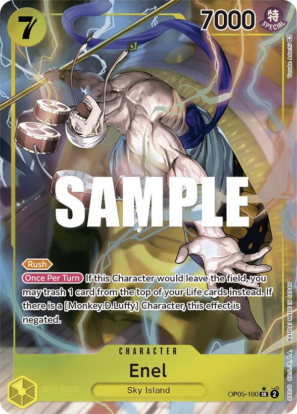 Enel (100) (Alternate Art) - One Piece Card Game